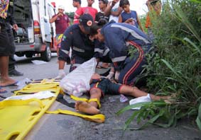 Criança pode perder o braço após sofrer atropelamento na BR 101