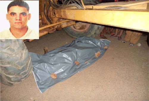 Mecânico morre vitima de colisão de motocicleta com máquina motoniveladora em Rocha Cavalcante