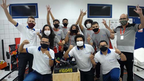Equipe da Escola Sesi Cambona vence desafio internacional de Robótica