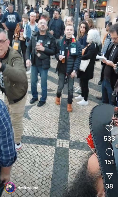 A real de Portugal: cantor brasileiro é ameaçado por neonazistas