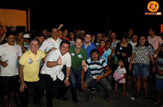 André Monteiro, participa de ato de apoio com Federal Pedro Vilela, Guedes e Júlio Fragoso em Joaquim Gomes