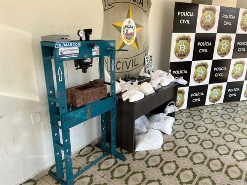 Polícia Civil apreende mais de 40kg de drogas em operação contra o tráfico em Arapiraca