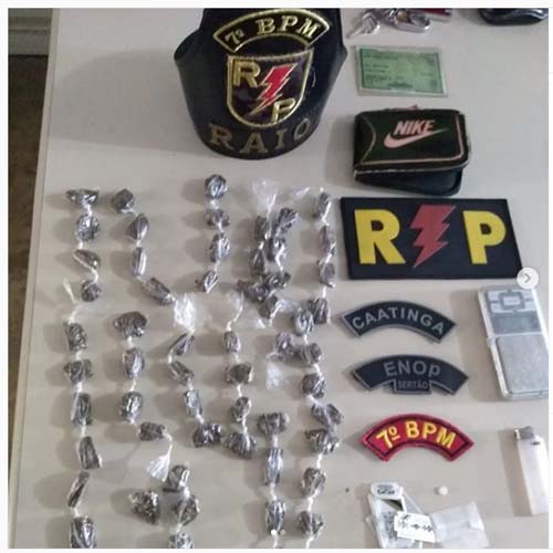 RP prende jovem com 64 papelotes de maconha em Santana do Ipanema