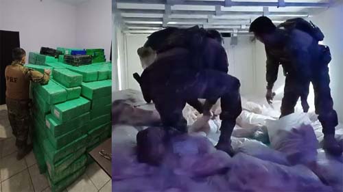 PRF encontra mais de 5 toneladas de 