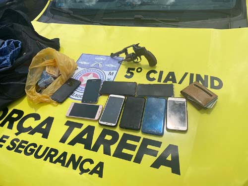 Em perseguição, 5ª cia prende em flagrante assaltante na AL-101 Sul