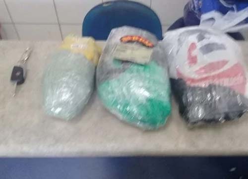 Mulher usa carro de aplicativo para transportar drogas