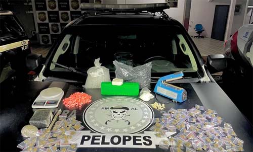 Em uma semana, PM/AL retira das ruas 31 armas de fogo e mais de 19 quilos de drogas