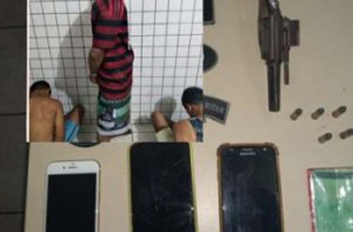 Após sequência de roubos, dois homens e um adolescente são presos em Piaçabuçu