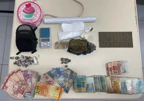 PM apreende arma e mais de 700 gramas de drogas durante operações no interior de Alagoas