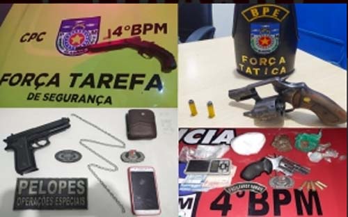 PM/AL realiza prisões e apreensões em ações distintas neste fim de semana