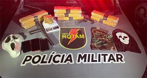 Jovem é preso com 8 kg de maconha no bairro Santos Dumont, em Maceió