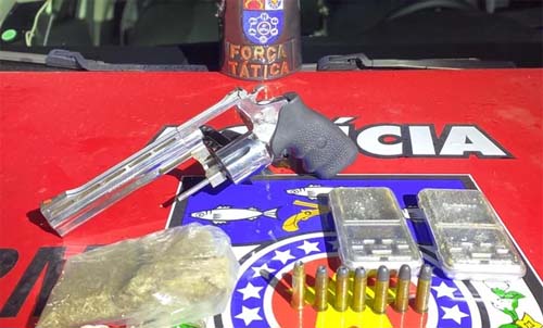 PM apreende 27 armas e 19 kg de drogas durante operações em Alagoas