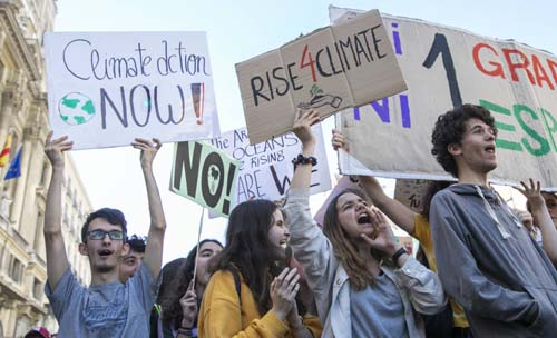 O grito dos jovens contra a mudança climática se torna global
