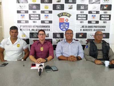 Operação integrada prende acusados de homicídios e tráfico em Arapiraca