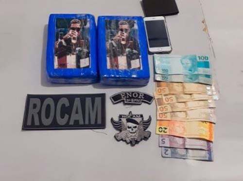 Guarnições da PM apreendem arma e cerca de 2 quilos de cocaína no Agreste