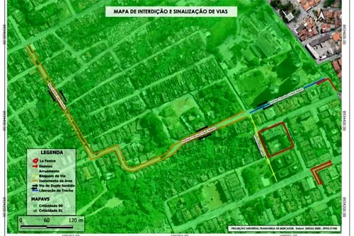 Rua será interditada por 45 dias para demolições em área afetada pelo afundamento do solo em Maceió