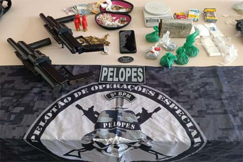 Homem é preso suspeito de tráfico de drogas e posse ilegal de armas artesanais em Delmiro