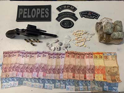 Adolescente de 15 anos é apreendido com arma e drogas em Taquarana