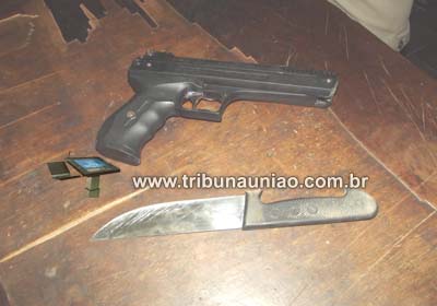 PM prende três acusados de tentativa de assalto em posto de gasolina em União