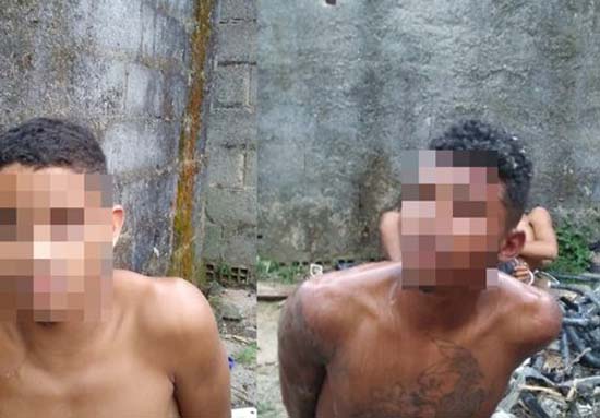 Dupla suspeita de assaltos é presa e arma e drogas são apreendidas pela PM