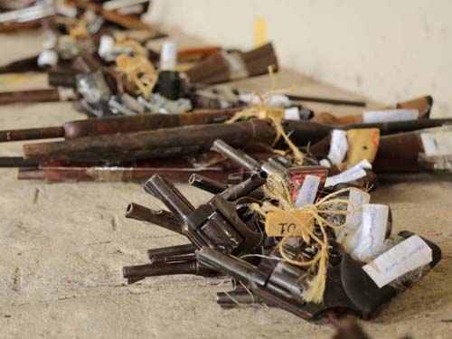 200 armas serão destruídas pelo Exército; CGJ/AL já entregou 685 este ano