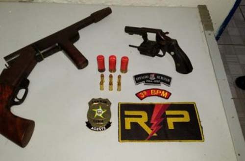 Homem é preso por posse ilegal de duas armas de fogo em Traipu