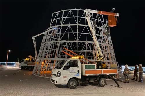 Orla de Maceió vai ganhar uma das maiores árvores de Natal do Brasil