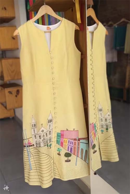 Artesãs usam bordados coloridos para contar a história da cidade de Penedo, AL