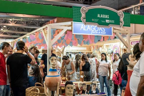 Mais de R$300 mil em artesanato alagoano são comercializados durante Feira Nacional