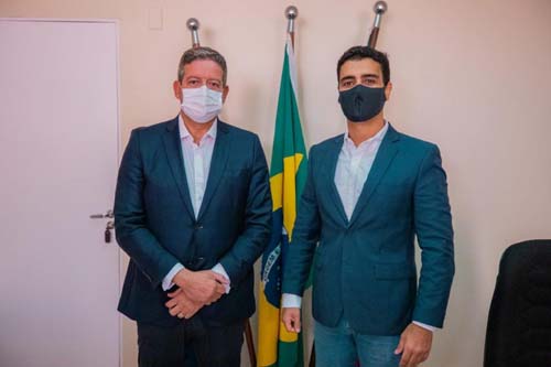 Primeira visita oficial: Prefeito JHC recebe presidência da Câmara Federal deputado Arthur Lira