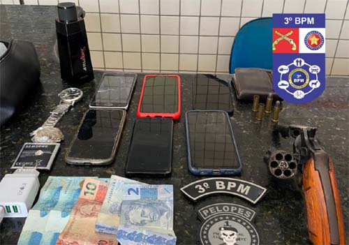 Dois elementos são presos por roubo na zona rural de São Sebastião