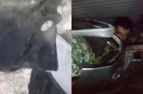 Caminhoneiro joga veículo contra suspeitos de assalto na BR 423, em Ouro Branco