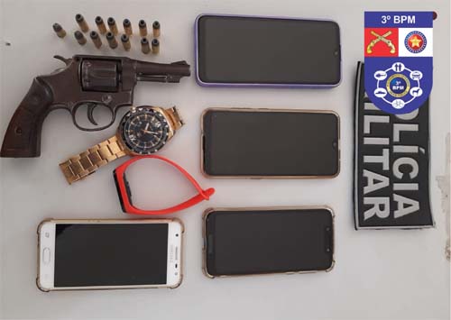 Polícia prende quatro por roubos e formação de quadrilha em Lagoa da Canoa