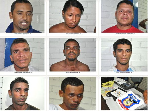 PC apresenta quadrilha acusada de tráfico, assaltos e homicídios