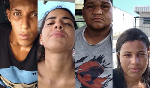 Quatro assaltantes armados são presos por roubo na BR-424, em Rio Largo