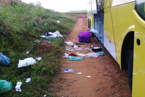 Ônibus da Real Alagoas é assalto em Santa Luzia do Norte 