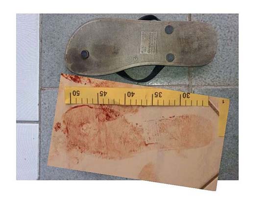 Pegada da cena do crime bate com sandália de suspeito de matar vereador