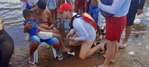 Ataque de piranhas deixa seis pessoas levemente feridas no interior de Alagoas