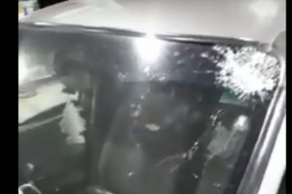 Motorista é atacado a pedrada por criminosos no Vale da Perucaba