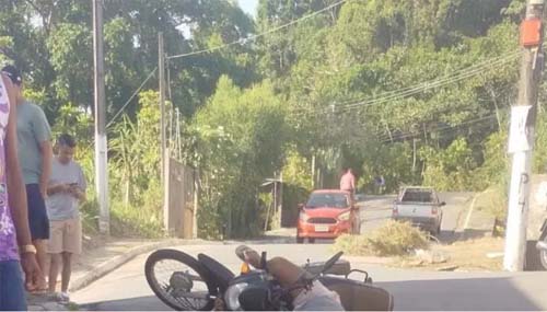 Motociclista é socorrido após ser alvejado em Maceió