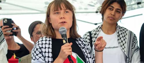 Israel ordena bloqueio de barco com Greta Thunberg a caminho de Gaza