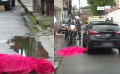 Mulher passa mal ao atravessar rua, cai é atropelada e morre em Maceió