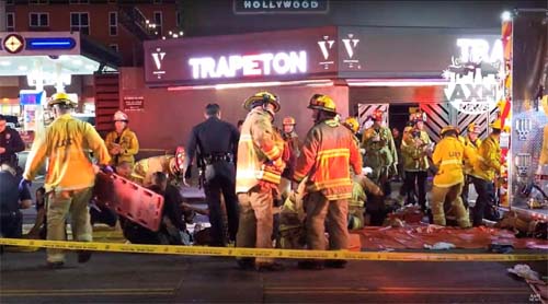 Atropelamento múltiplo em Los Angeles deixa mais de 30 feridos, sete deles em estado crítico