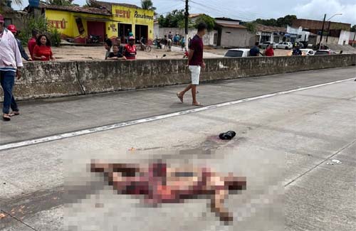 Homem morre atropelado por carreta na BR 101 em Teotônio Vilela