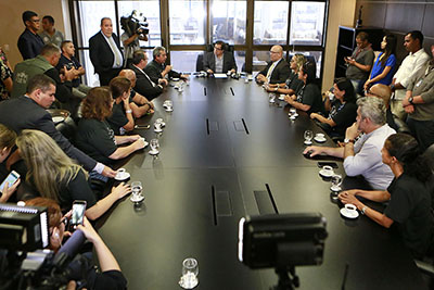 Moradores do bairro Pinheiro falam sobre suas angústias para o presidente do TJAL