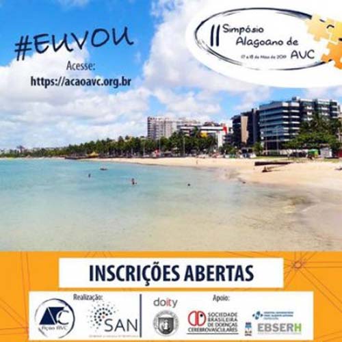 Abertas inscrições para o 2º Simpósio Alagoano de AVC