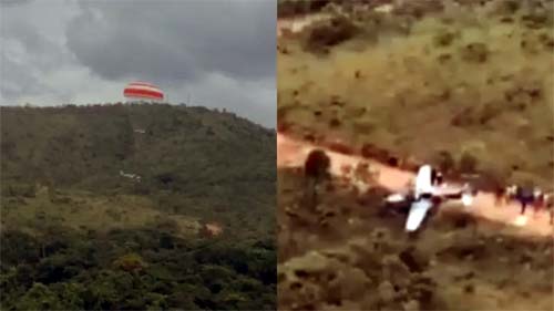 Avião cai em Minas Gerais após pane; ninguém se feriu