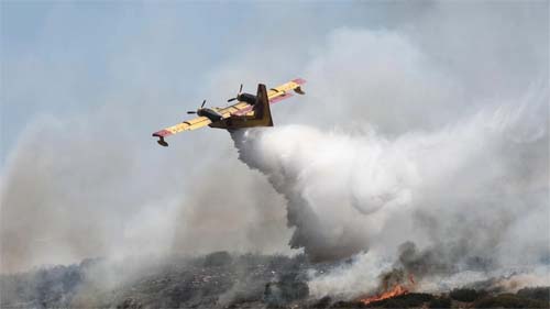 França anuncia envio de três aviões para combater onda de incêndios sem precendentes na Grécia