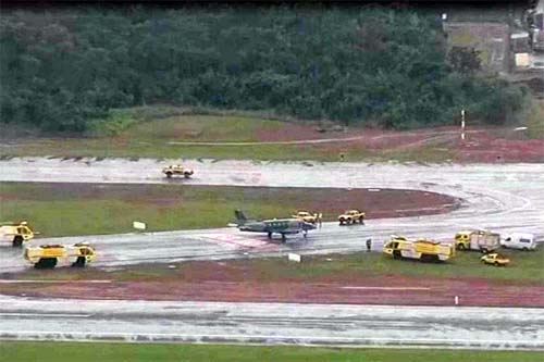 Avião da FAB realiza pouso de emergência no Aeroporto de Brasília