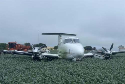 Avião de Empresa do Agronegócio Sofre Acidente Durante Aterrissagem no Mato Grosso